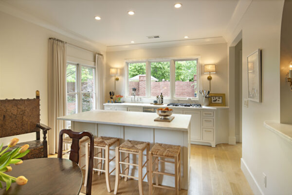 eat at bar with bar stools kitchen