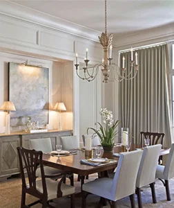 Dining room eight chairs architect charlotte