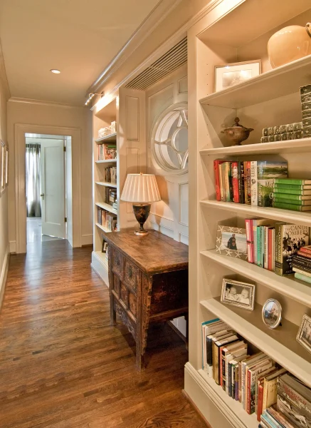 builtin shelving white