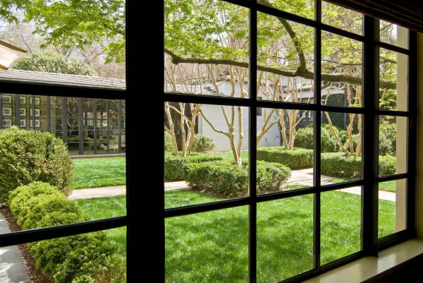 window pane exterior view 1930 renovation
