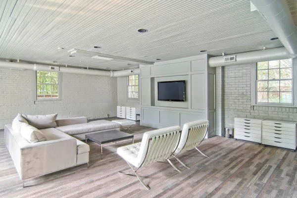 Dutch Colonial Renovation tv room