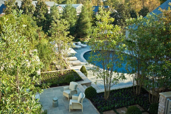 outdoor pool New Manor Residence