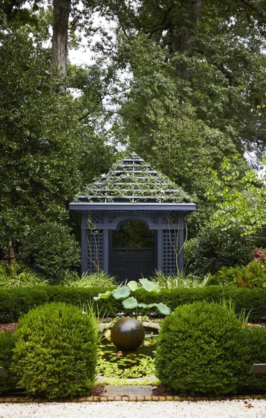 pond gazebo backyard design