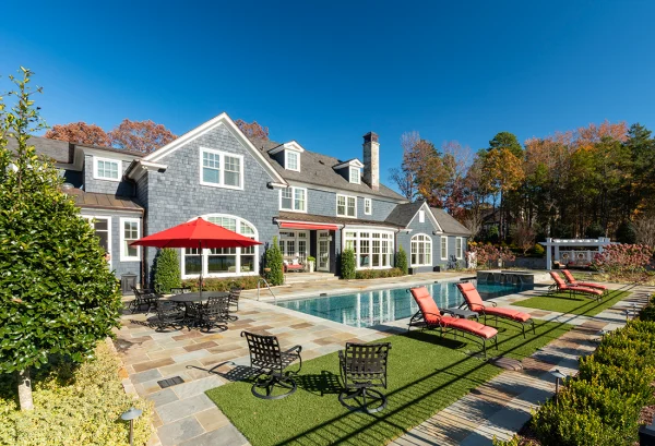 exterior of home pool design