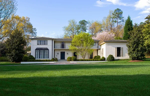 white home custom home charlotte