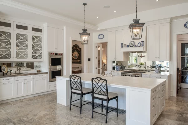 white kitchen custom home Waxhaw