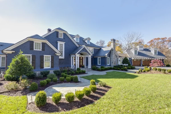 blue home exterior Waxhaw