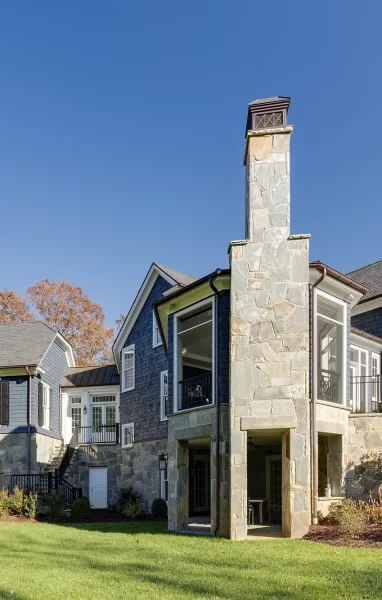 exterior brick custom home Whitlock